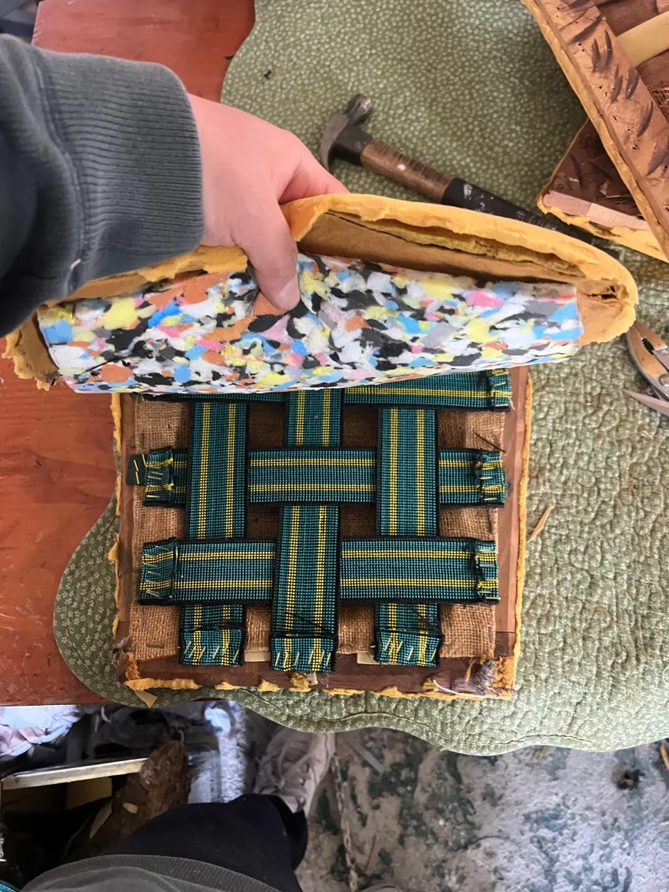 새 스펀지 적용