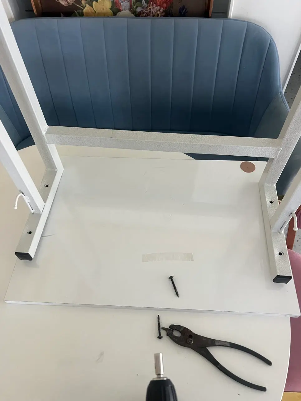 의자 수리 과정